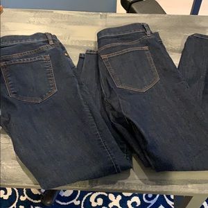 2 for 1 loft skinny jeans